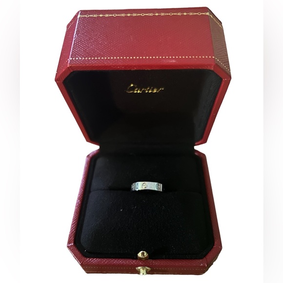 Cartier 1 diamond Love Ring - Picture 4 of 4